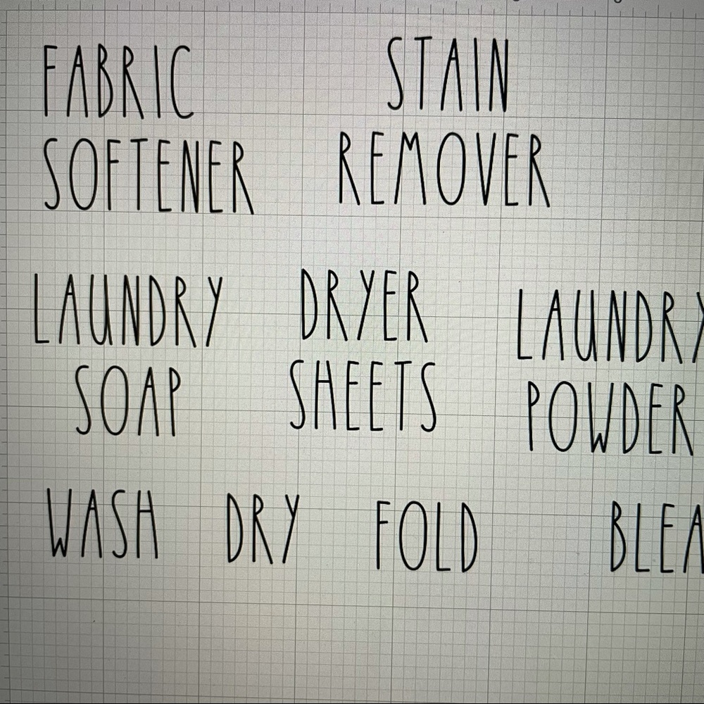 Laundry Labels